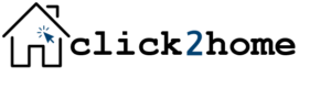 Logo Click2Home blue